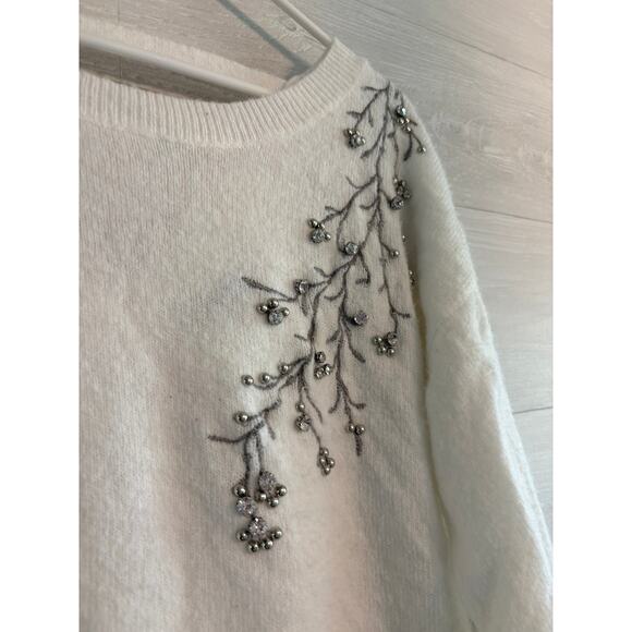 Democracy Women’s Embroidered Sweater - size X-Small - Picture 2 of 7